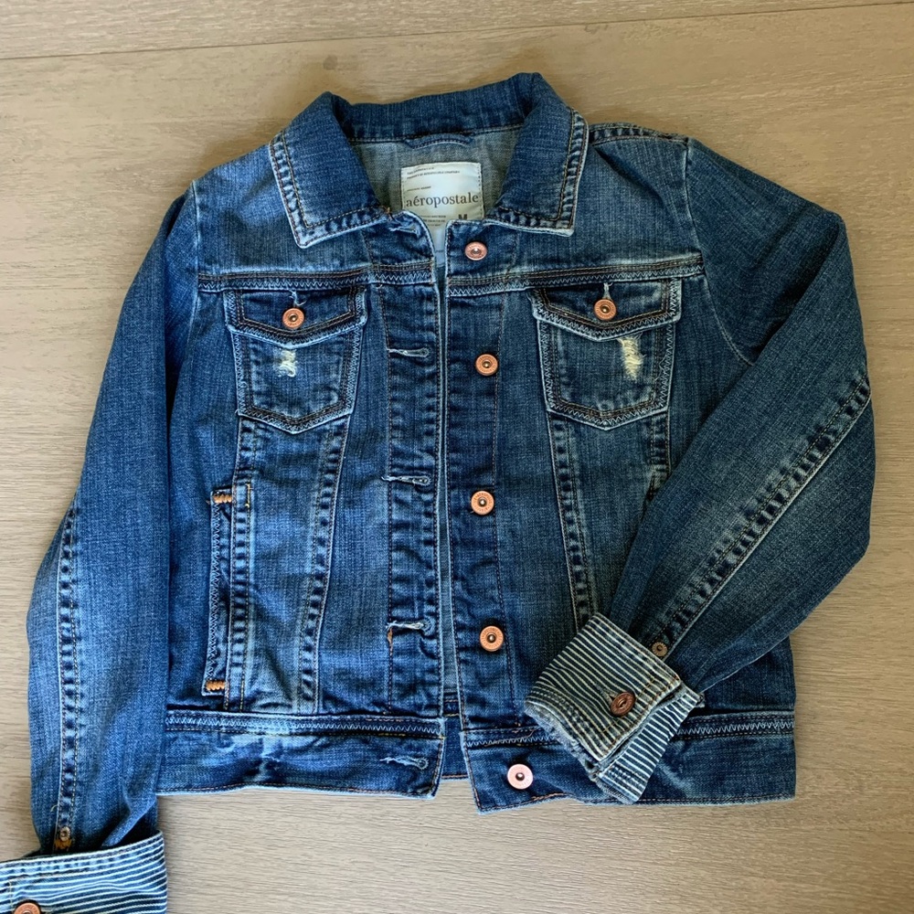 Woman Aeropostale Jean Jacket.